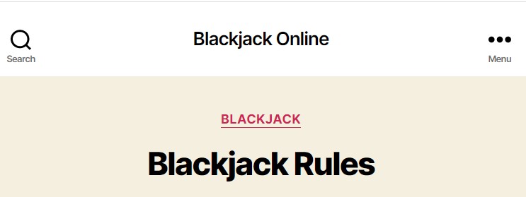 Blackjack Online Mobile Games